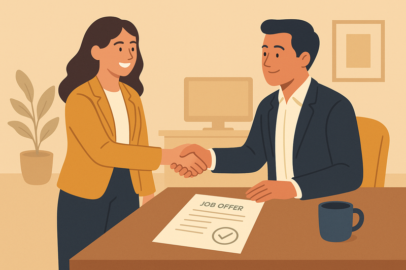 How to Accept a Job Offer the Right Way